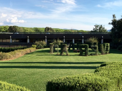 Ghada Amer garden Installation Happily ever after