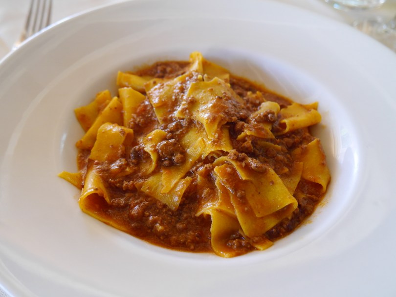 Papardelle al ragu Osteria Magona