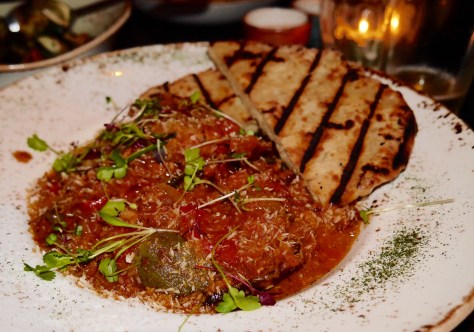 MONKFISH VINDALOO, coriander, coconut & flat Bread