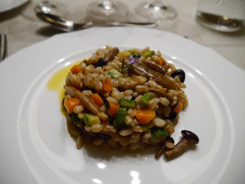 Farro with Mushrooms
