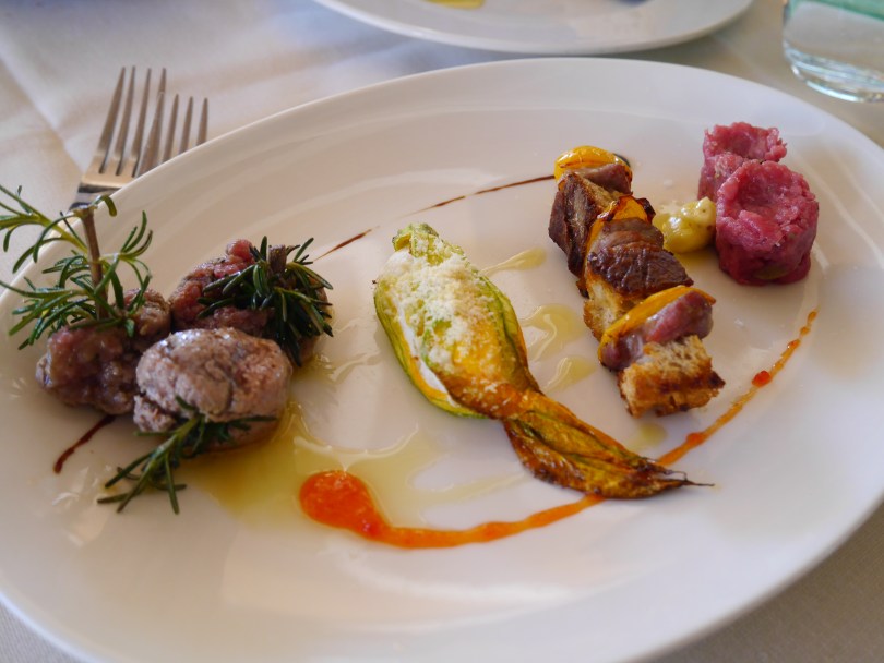 Meat tasting Osteria Magona